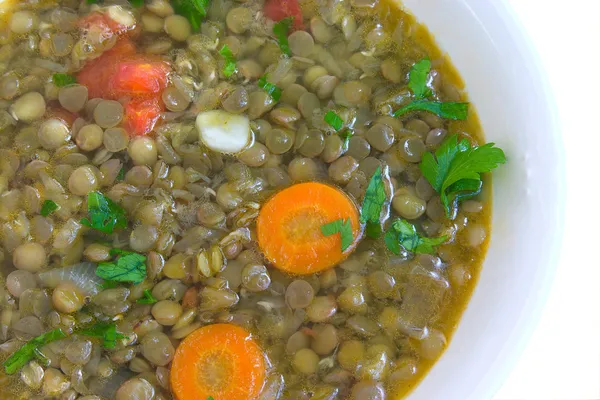 Soup with lentil — Stock Photo, Image