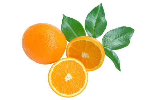 Orange och sektioner — Stockfoto