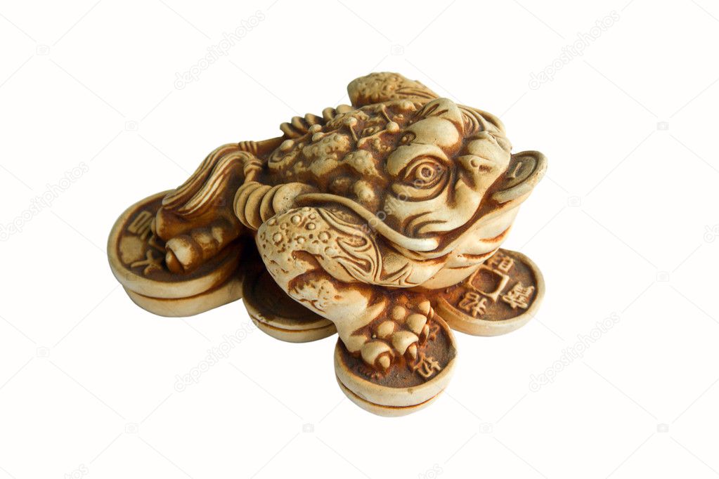 Frog with coin