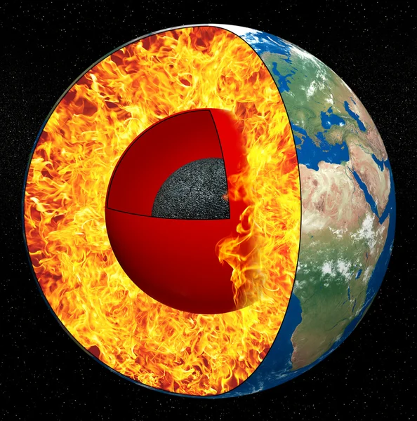 Earth core — Stock Photo, Image