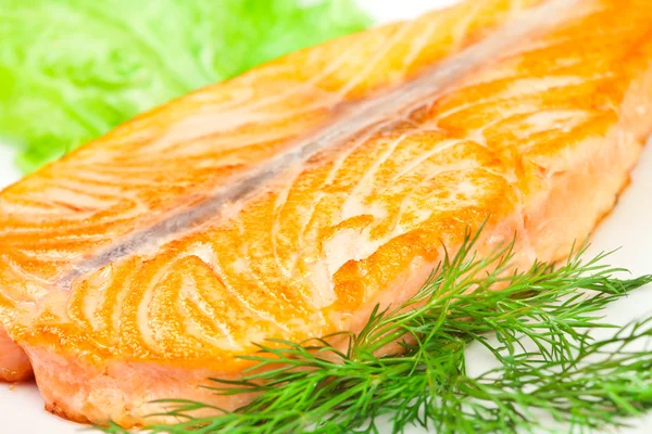 Tasty fillet of a salmon — Stock Photo, Image