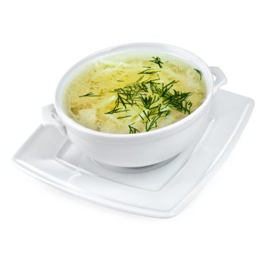 Chicken Noodle Soup isolated clipart