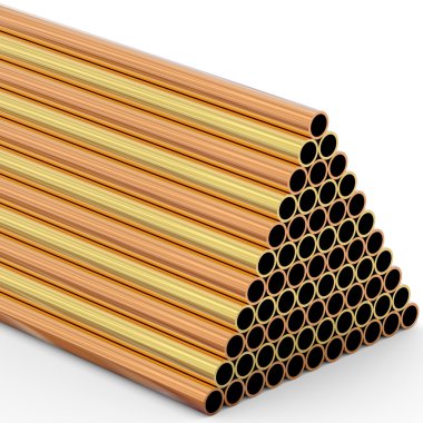 Metal pipes clipart