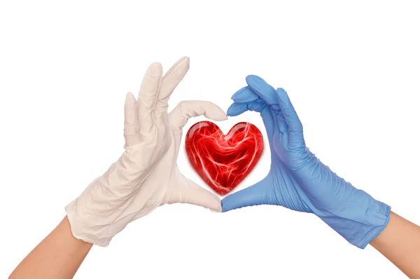 Doctor with heart — Stock Photo, Image