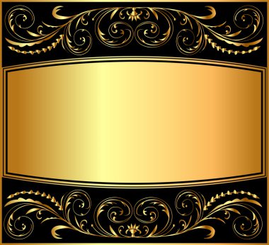 Illustration background pattern gold clipart