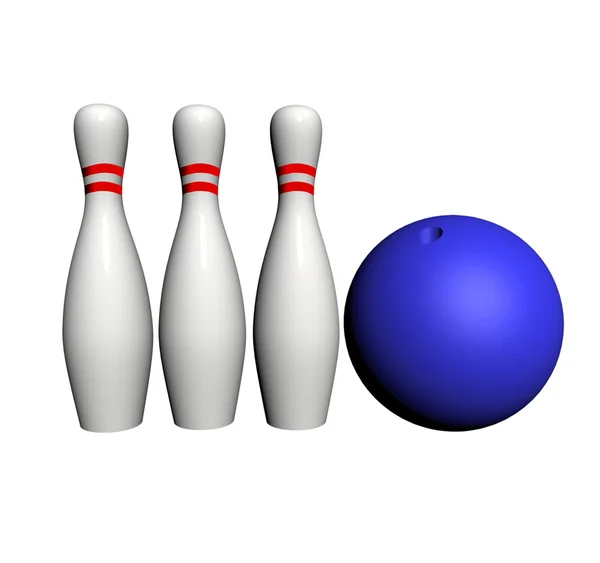 Akcie pro hru bowlingu — Stock fotografie