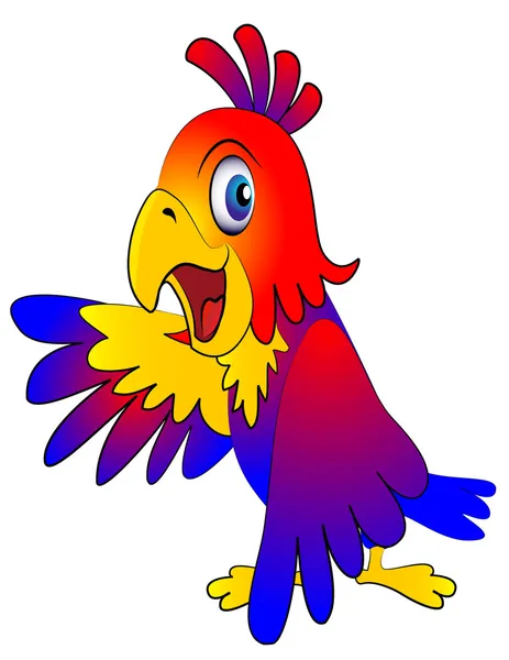 Забавные причины попугая — стоковый вектор