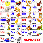 zvířata na písmeno abecedy