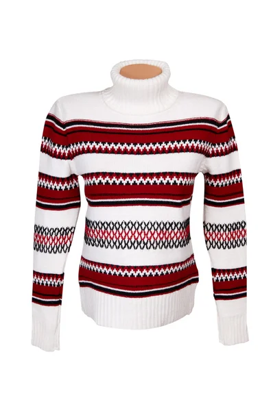 Elegancia suéter moderno en un blanco . —  Fotos de Stock