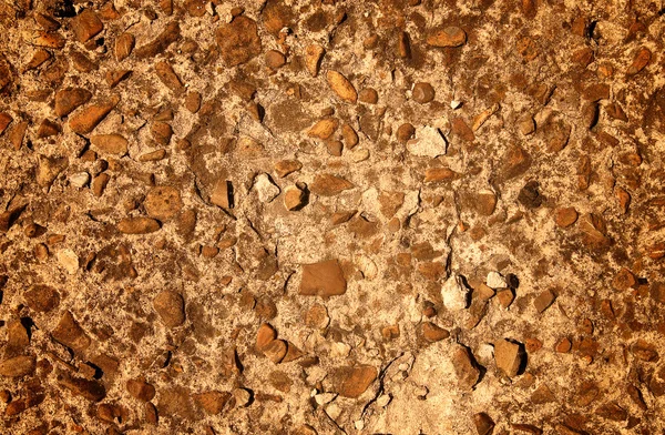 Brun gamla lilla stenar. — Stockfoto