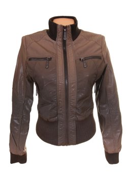 Stylish brown jacket. clipart