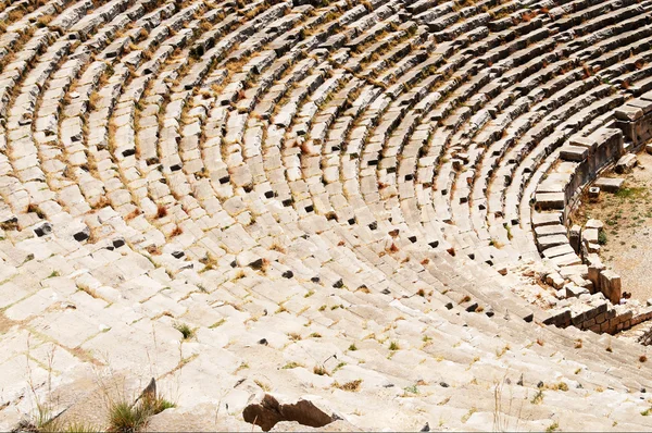 मायरा, तुर्की मध्ये प्राचीन थिएटर खंड . — स्टॉक फोटो, इमेज