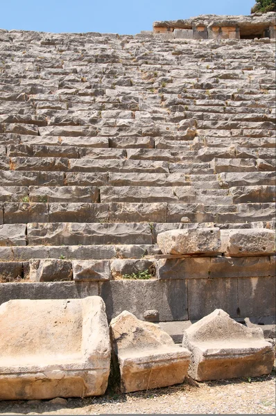 Αρχαίο αμφιθέατρο αντίκες στα Μύρα, Τουρκία — Φωτογραφία Αρχείου