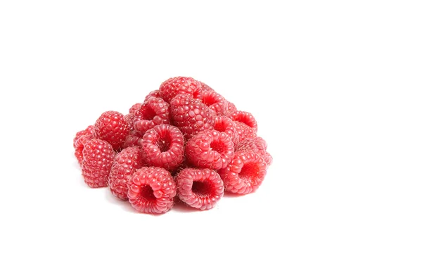 Gustos fructe de padure rosii pe un alb . — Fotografie, imagine de stoc