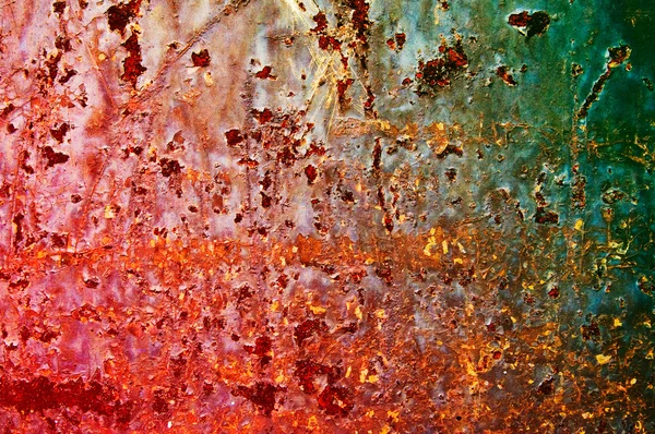 Surface of rusty steel sheet. — Stock Photo, Image