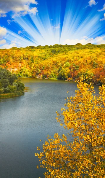 stock image Nice autumnal landscape.
