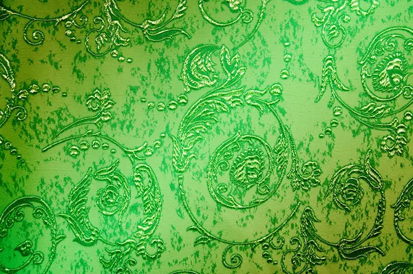 stock image Green fabric can be used as wallpaper.