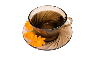 Beyaz bir tarih kokulu çay.