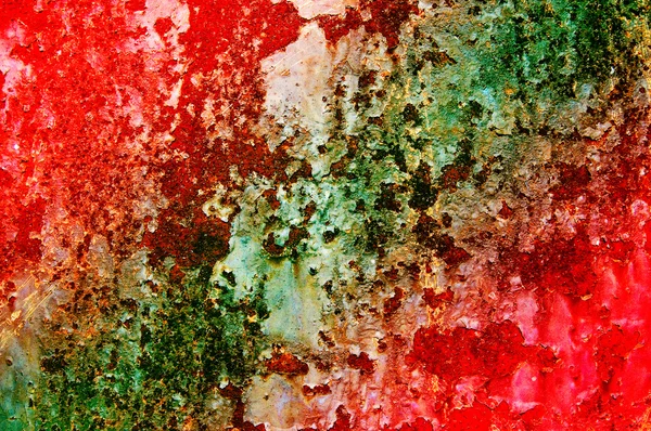 Grunge texture of old wall with rusty spots. — Stock Photo, Image