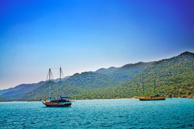 Bay harika Yatlar. Türkiye. Kekova.