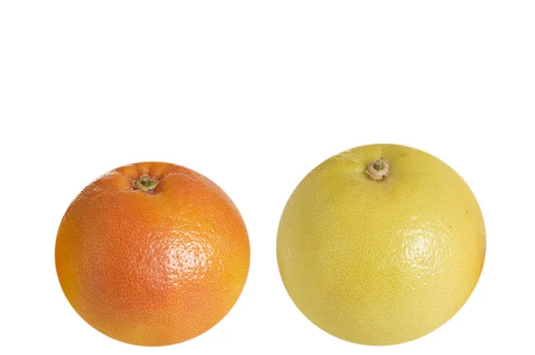 Mycket välsmakande grapefrukt på en vit. — Stockfoto