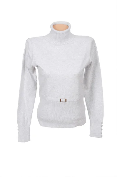 Modern pulóver fehér. — Stock Fotó