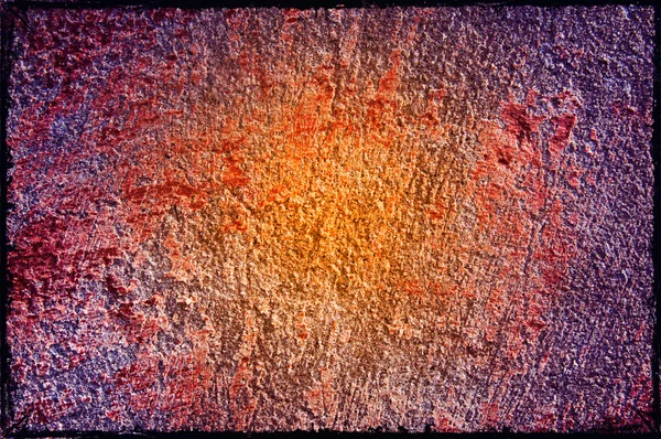 Fissures sur une surface de mur coloré . — Photo