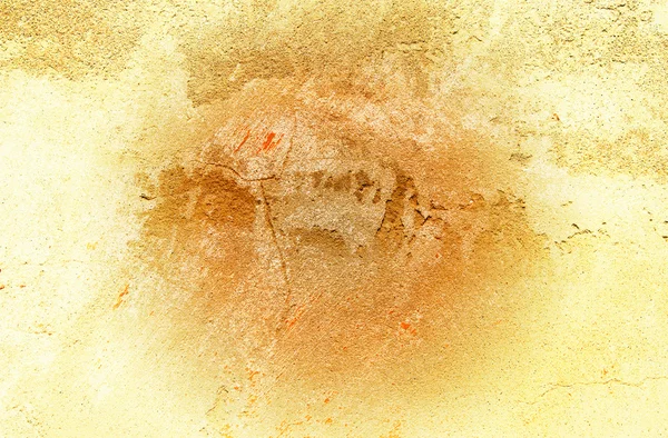 Giallo sporco - texture della parete marrone . — Foto Stock