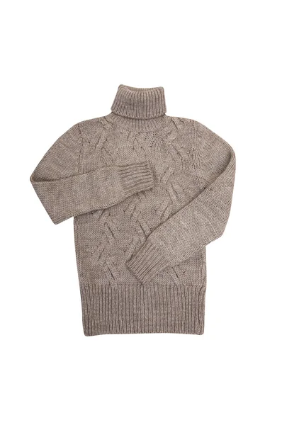 白地にグレーのセーター. — ストック写真