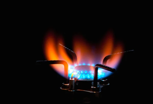 Мини-горелка на газе — стоковое фото