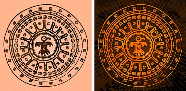 Fon después de los aztecas — Archivo Imágenes Vectoriales