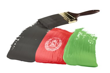 Flag of Afghanistan clipart