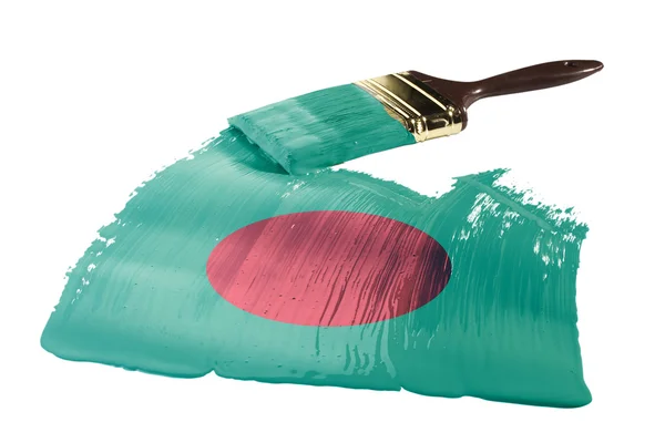Flaga Bangladeszu — Zdjęcie stockowe