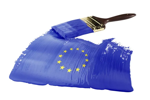 Zászló az európai unióról — Stock Fotó