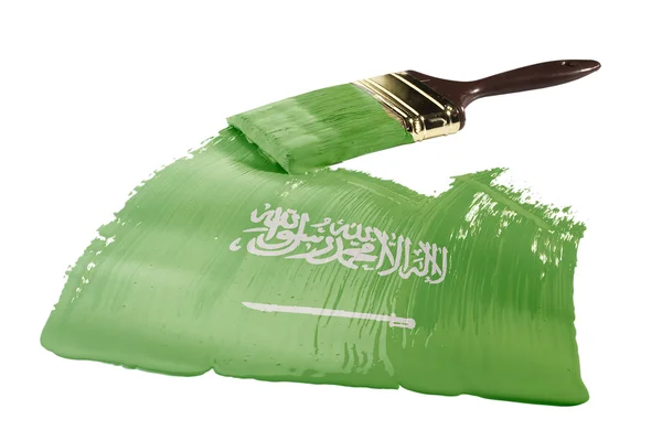 サウジアラビアの国旗です — ストック写真