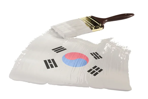 Vlajka Jižní Koreje — Stock fotografie