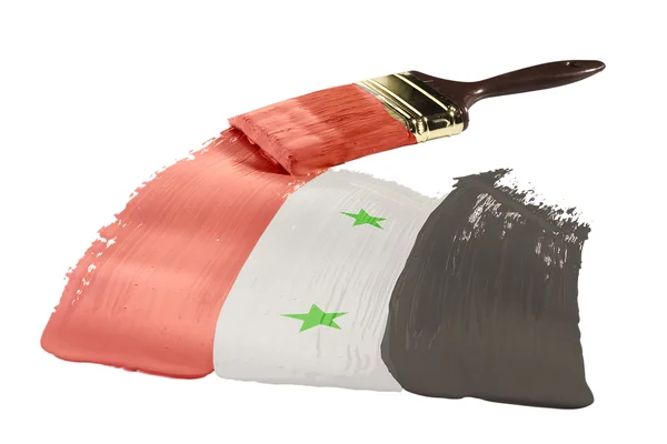 Flag of Syria — Stockfoto