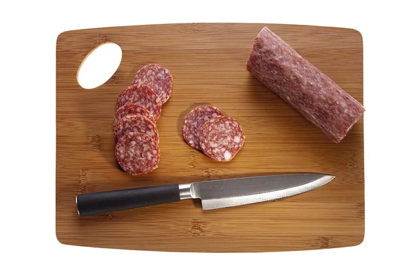 Salami vlees — Stockfoto