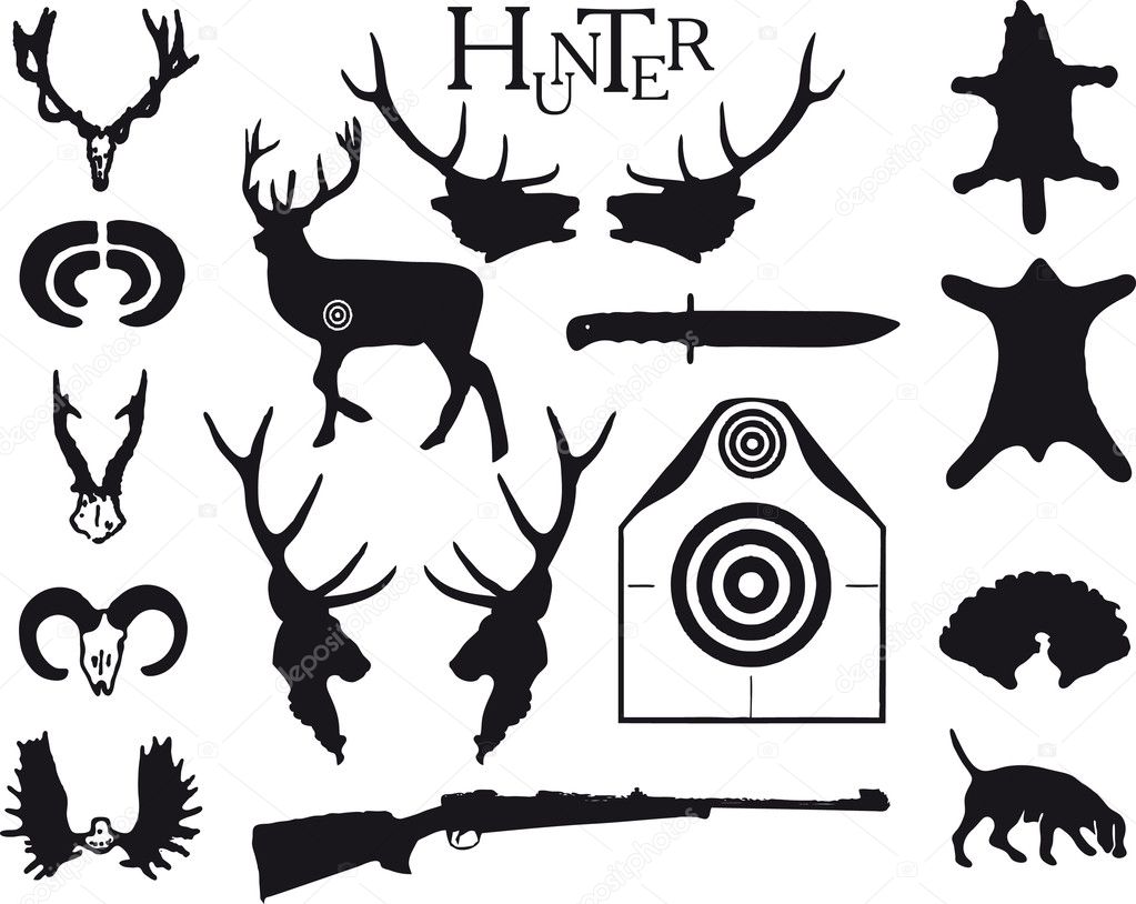 Symbolism to the theme Hunting