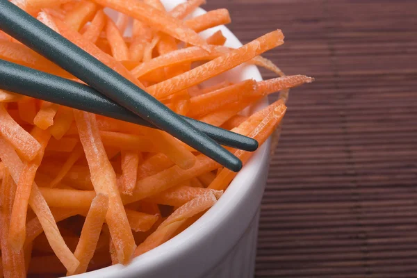 Carrots and Chopsticks — Stock Photo, Image