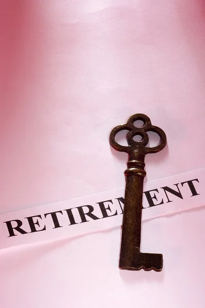 Κλειδί στο συνταξιοδότηση — Φωτογραφία Αρχείου