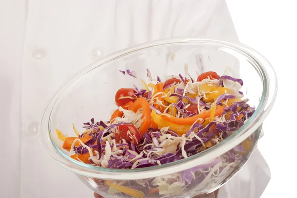 Salade in kom — Stockfoto