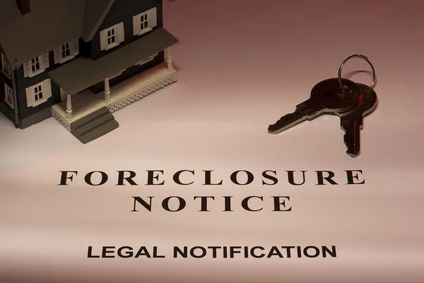 Foreclosure Notice — Stock Photo, Image