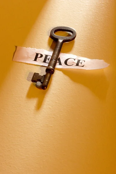 Nyckeln till fred — Stockfoto