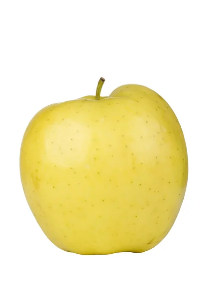 Золотое вкусное яблоко — стоковое фото