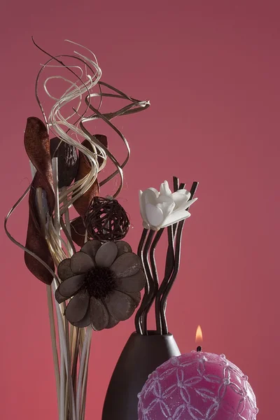 黏土装饰花瓶 — 图库照片