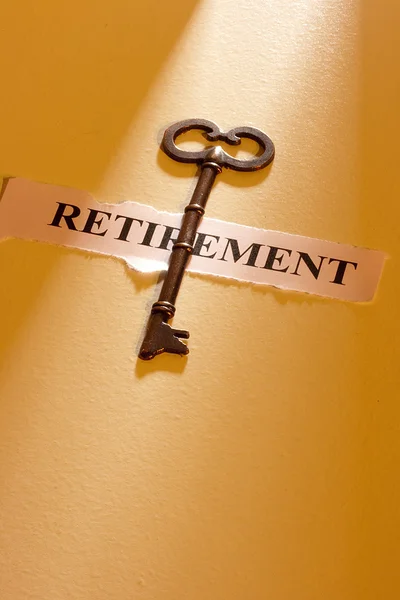 Κλειδί στο συνταξιοδότηση — Φωτογραφία Αρχείου
