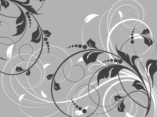 Arrière-plan abstrait floral pour le design . — Image vectorielle