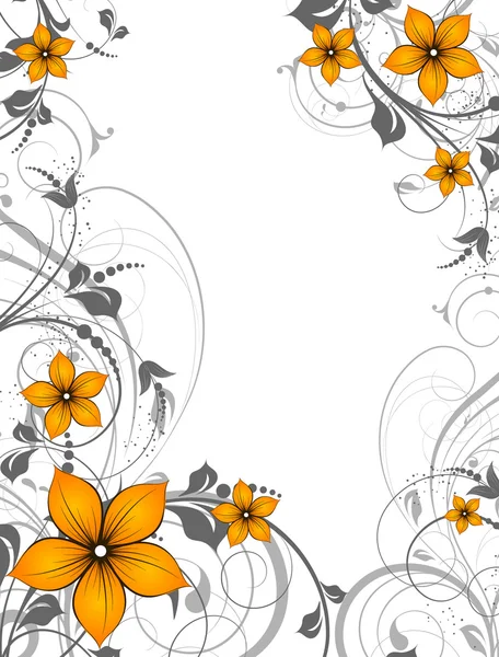 Květinové pozadí abstraktní design. — Stockový vektor