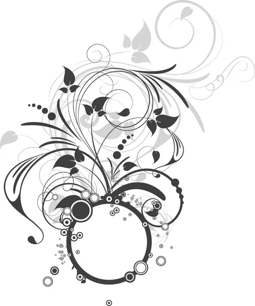 Bloemen abstract banner voor ontwerp. — Stockvector